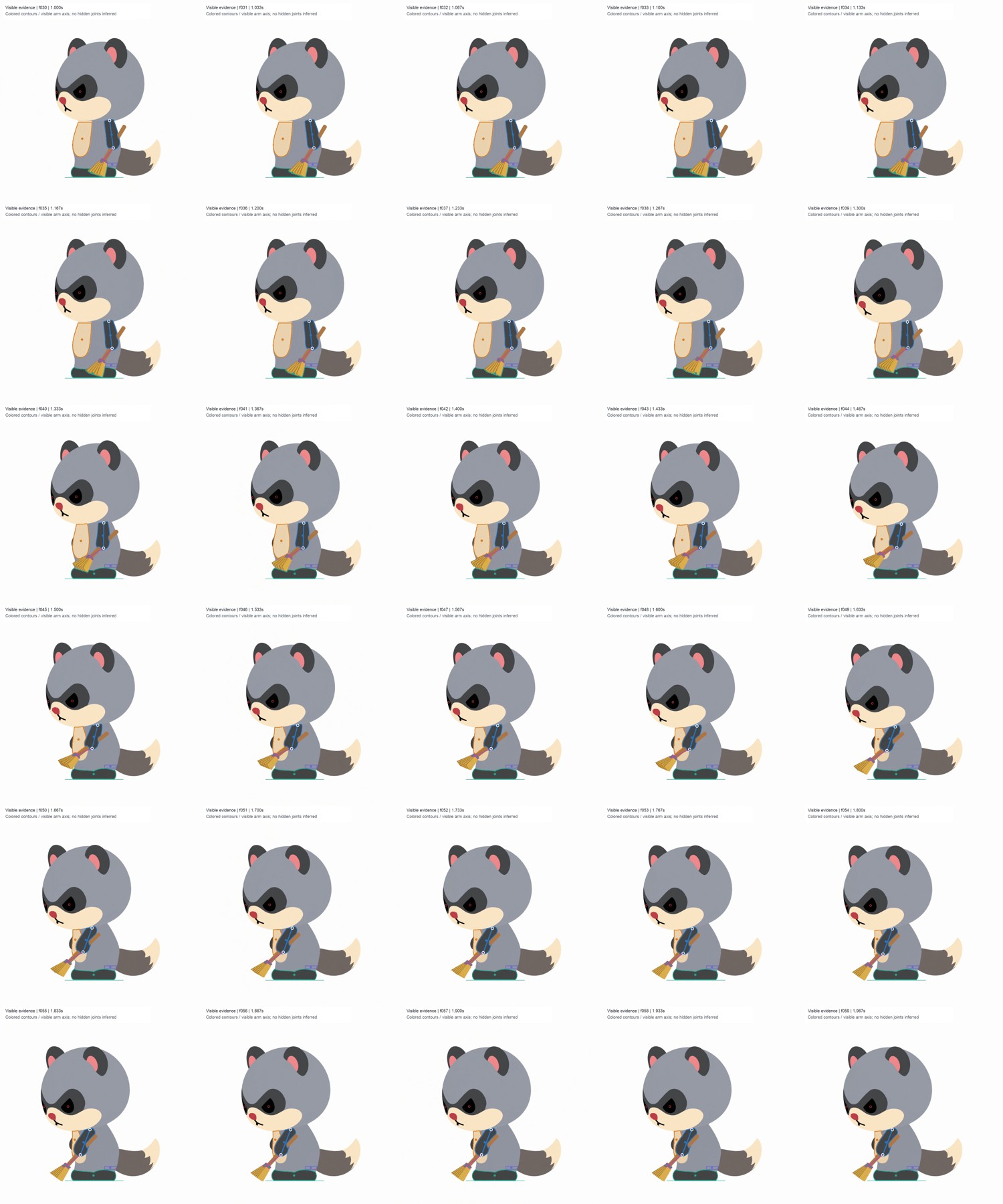 Every source frame 30 through 59