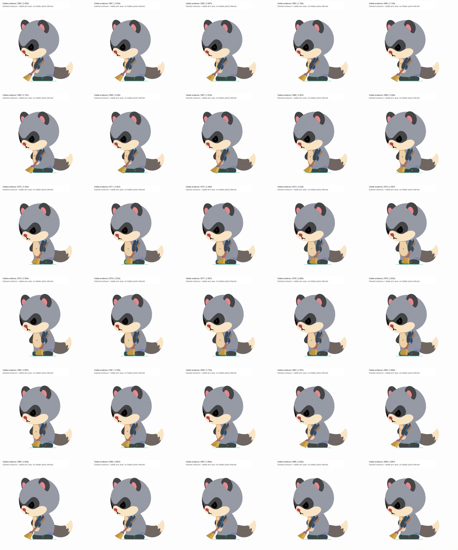 Every source frame 60 through 89